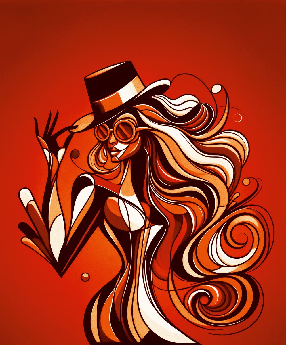 Viva La Diva: Where Confidence Dances in Shades of Oranges and Reds