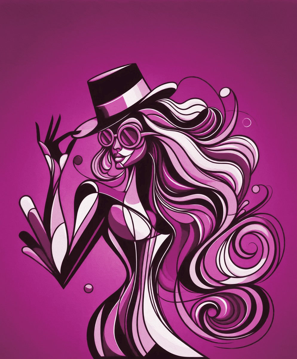Viva La Diva: Where Amethyst Dreams Dance in a Symphony of Purples