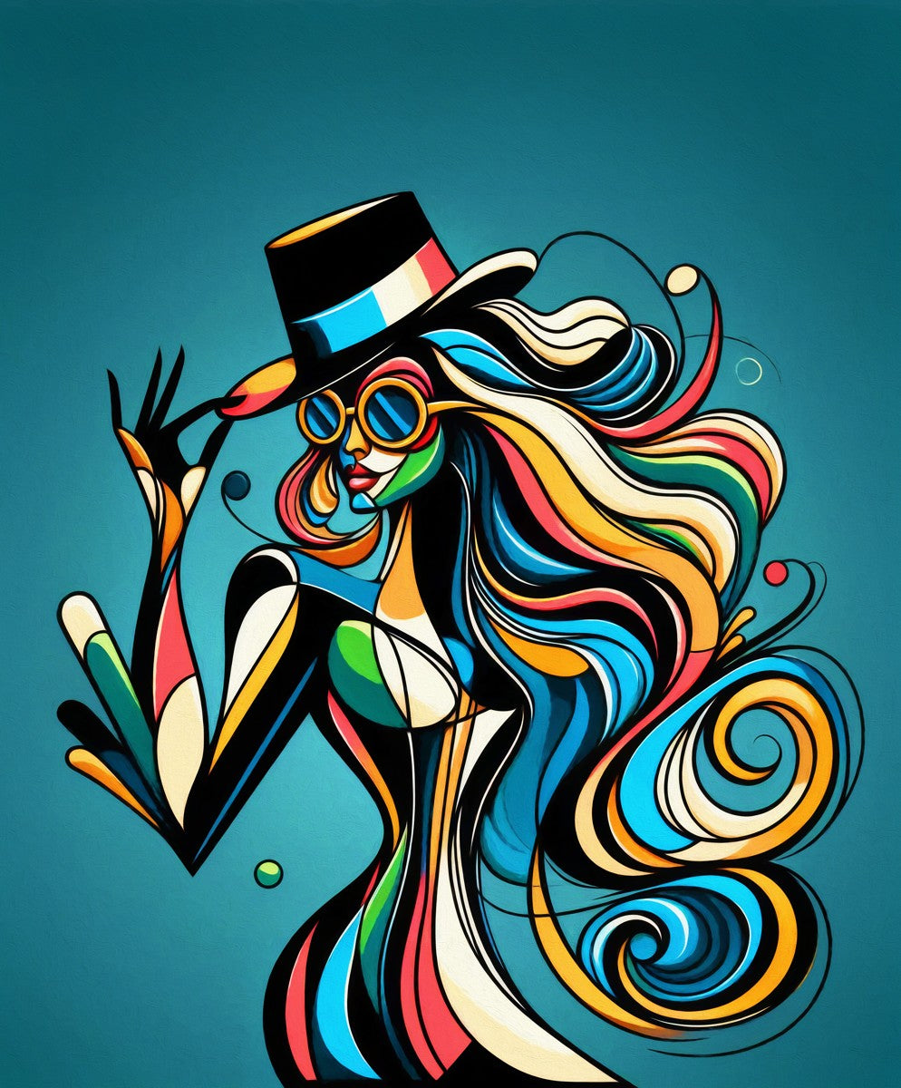 Viva La Diva: Where Confidence Meets Abstract Whirl