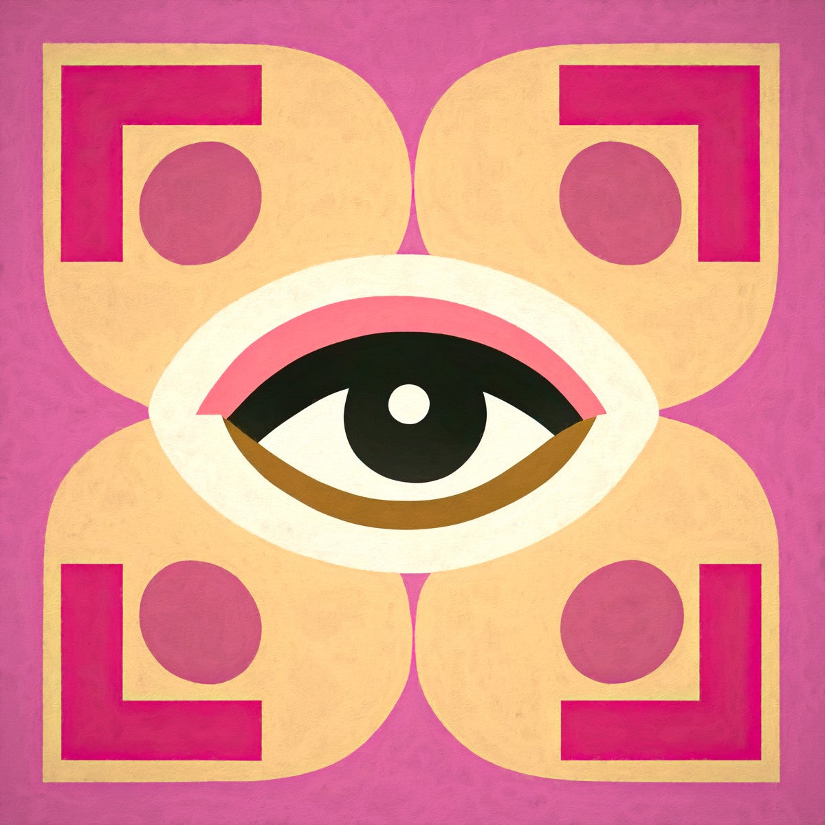 Eye of Harmony: Where Realism Meets Geometric Dreamscapes