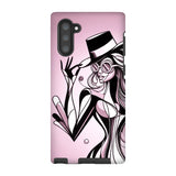 Viva La Diva: A Ballet of Blush and Boldness Against Rose-Colored Skies Tough Phone Case