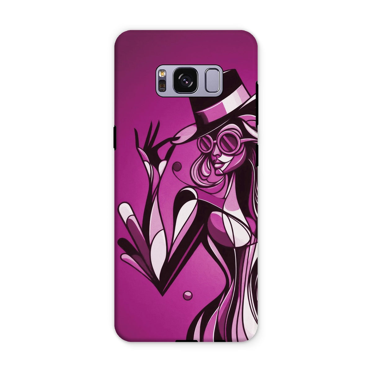 Viva La Diva: Where Amethyst Dreams Dance in a Symphony of Purples Tough Phone Case