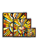 Energising Espresso  Framed Canvas