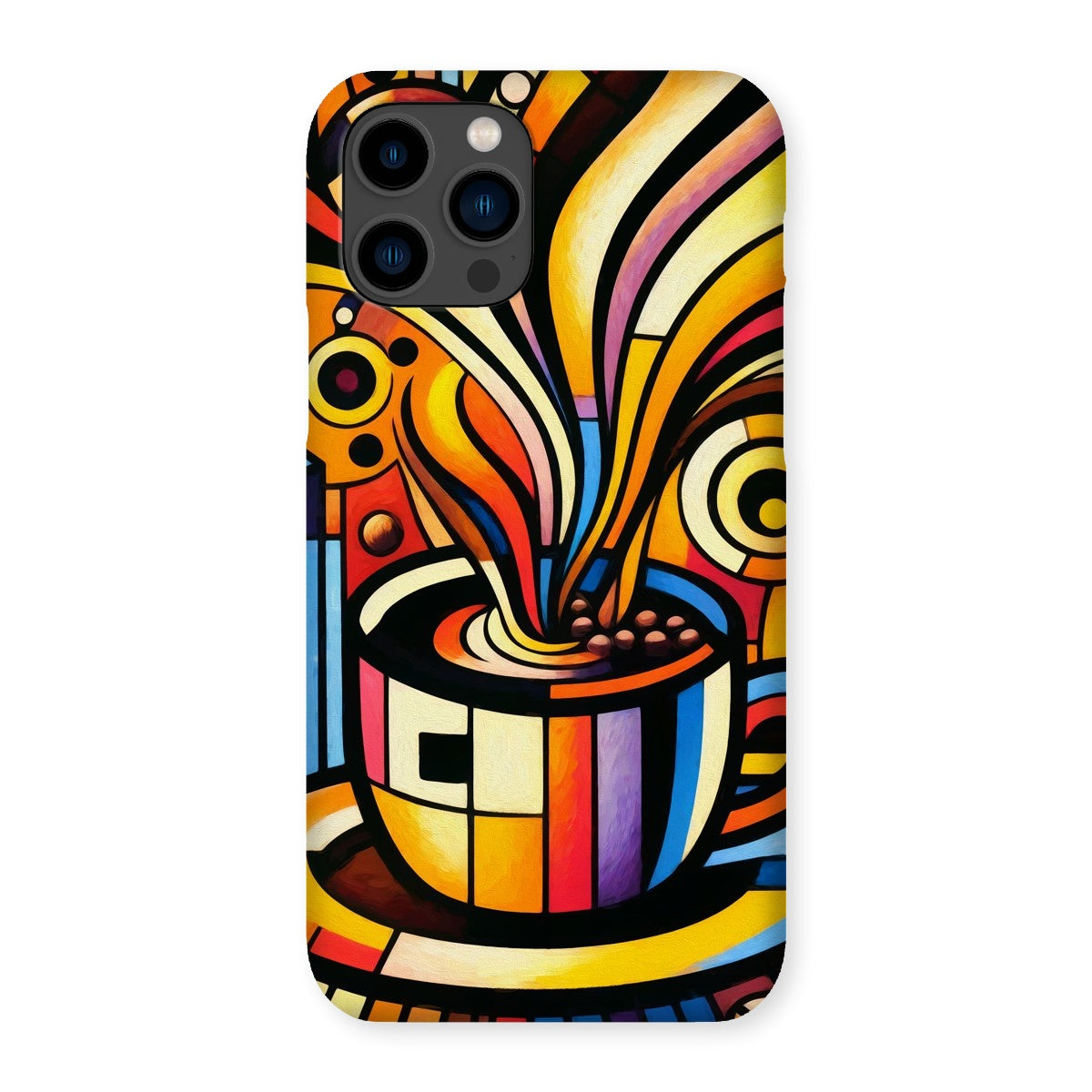 Caffeinated Cityscape Snap Phone Case