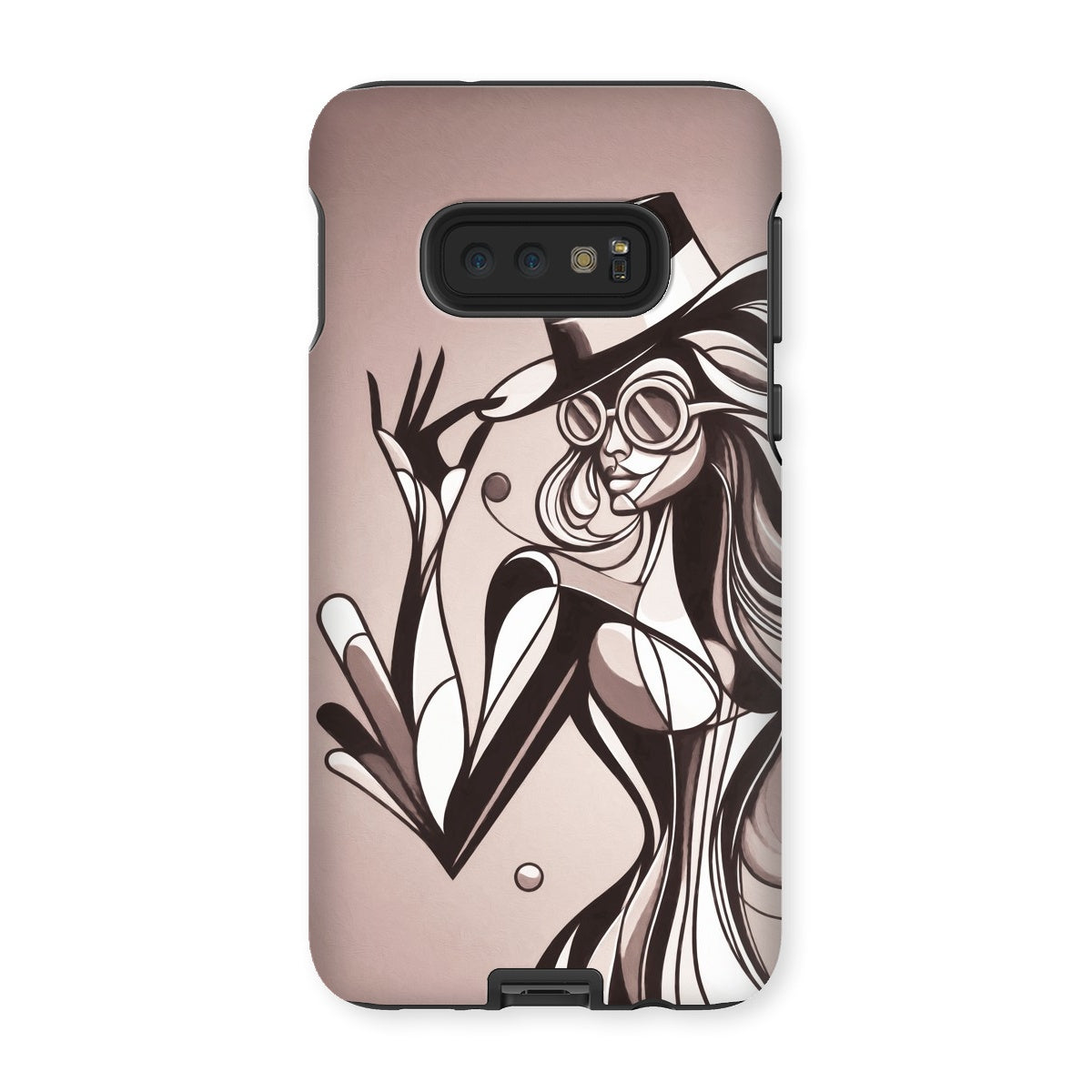 Viva La Diva: Where Earth Tones Whisper Confidence Tough Phone Case