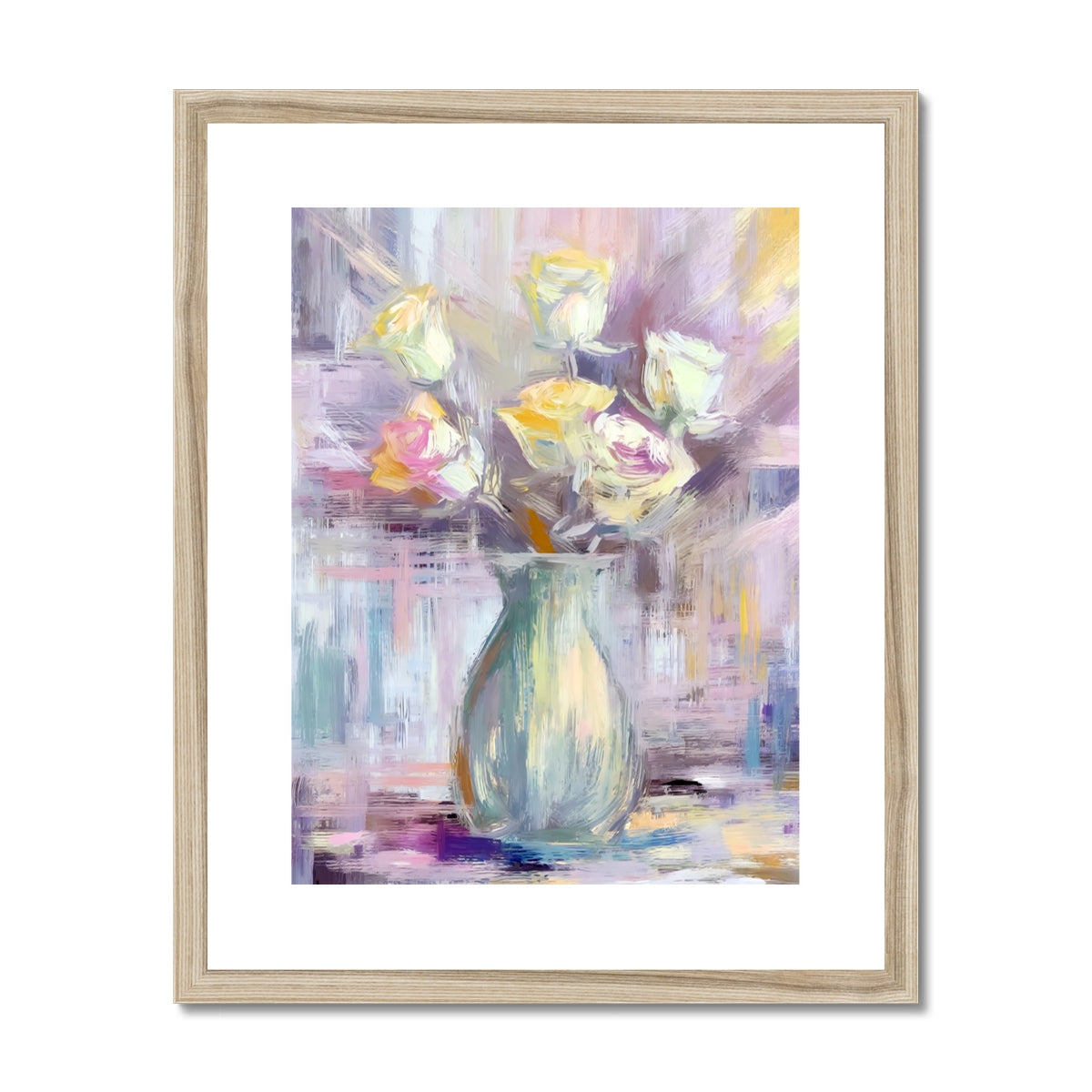 Abstract Blooms #15 Framed & Mounted Print