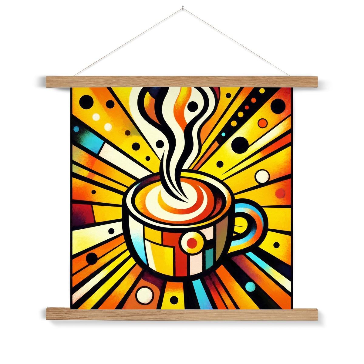 Energising Espresso  Fine Art Print with Hanger
