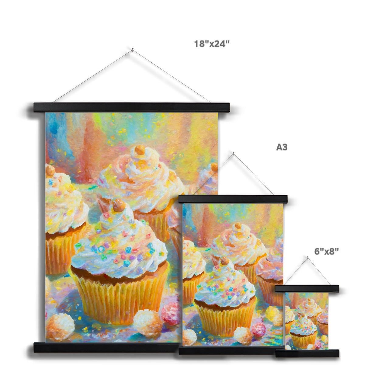 Sprinkles of Sweetnes Fine Art Print with Hanger
