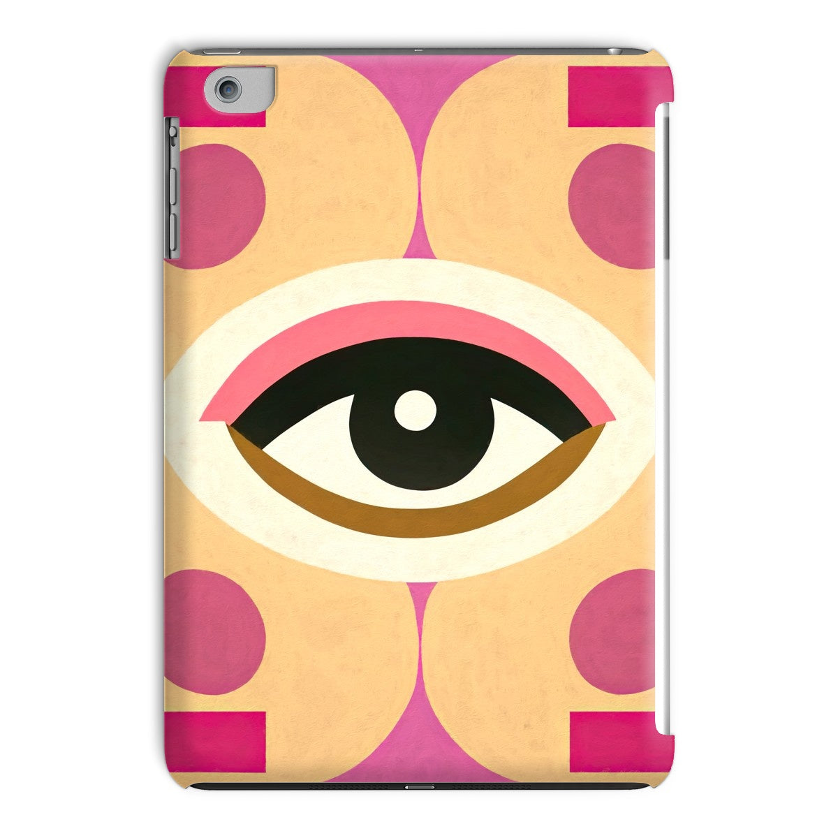 Eye of Harmony: Where Realism Meets Geometric Dreamscapes Tablet Cases