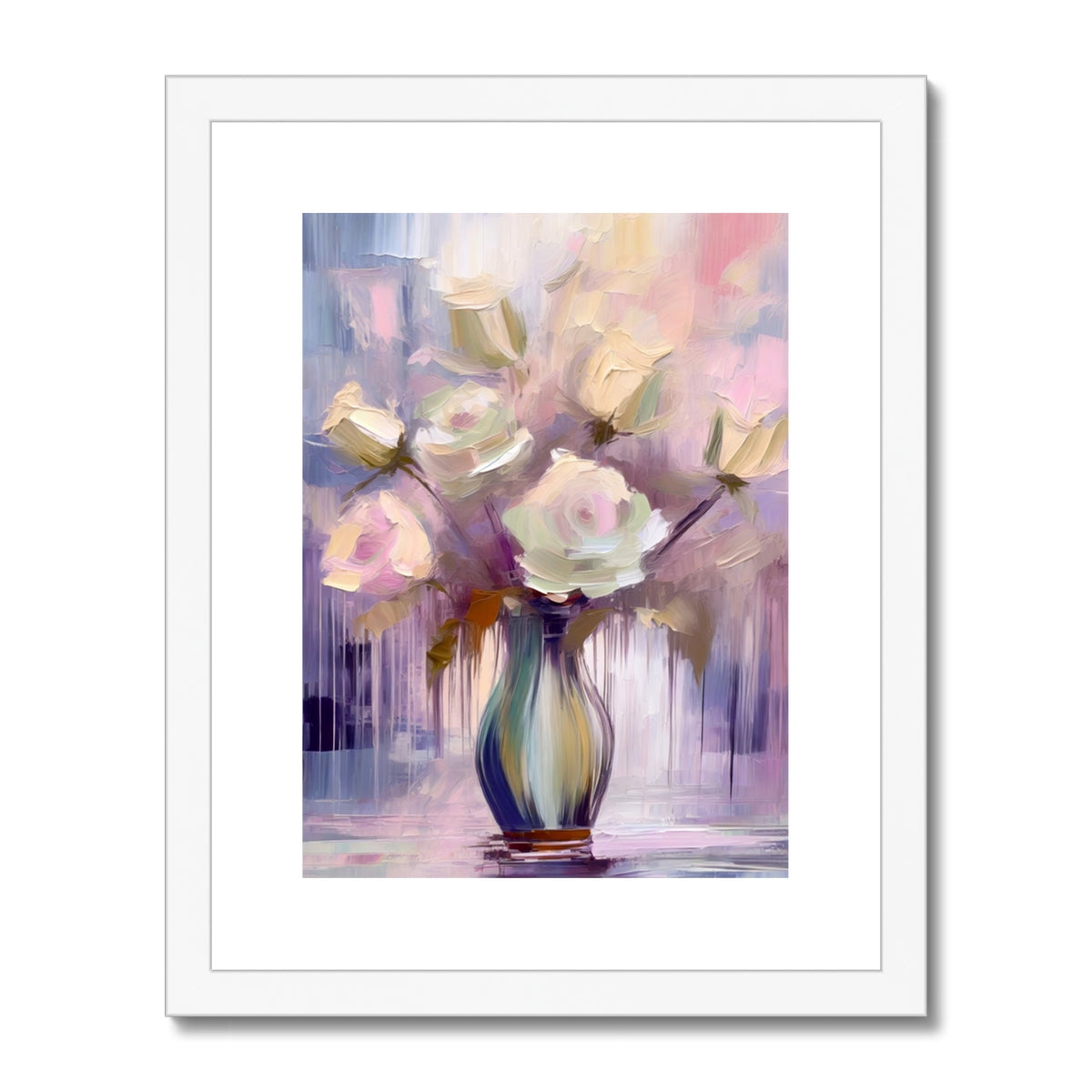 Abstract Blooms #14 Framed & Mounted Print