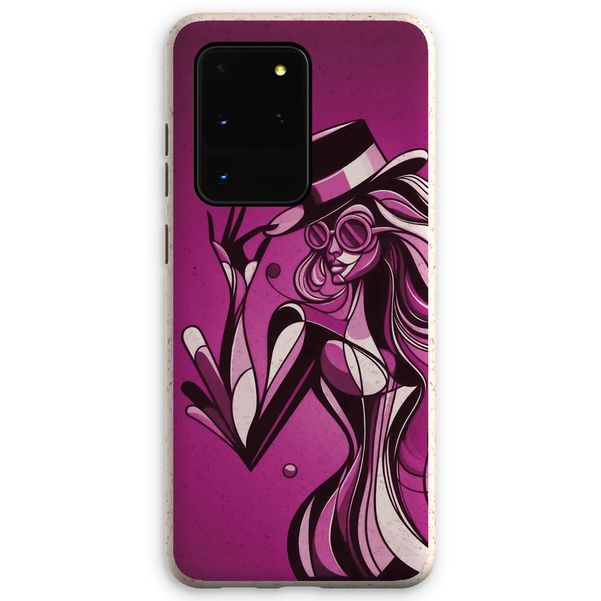 Viva La Diva: Where Amethyst Dreams Dance in a Symphony of Purples Eco Phone Case
