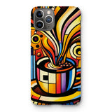 Caffeinated Cityscape Snap Phone Case