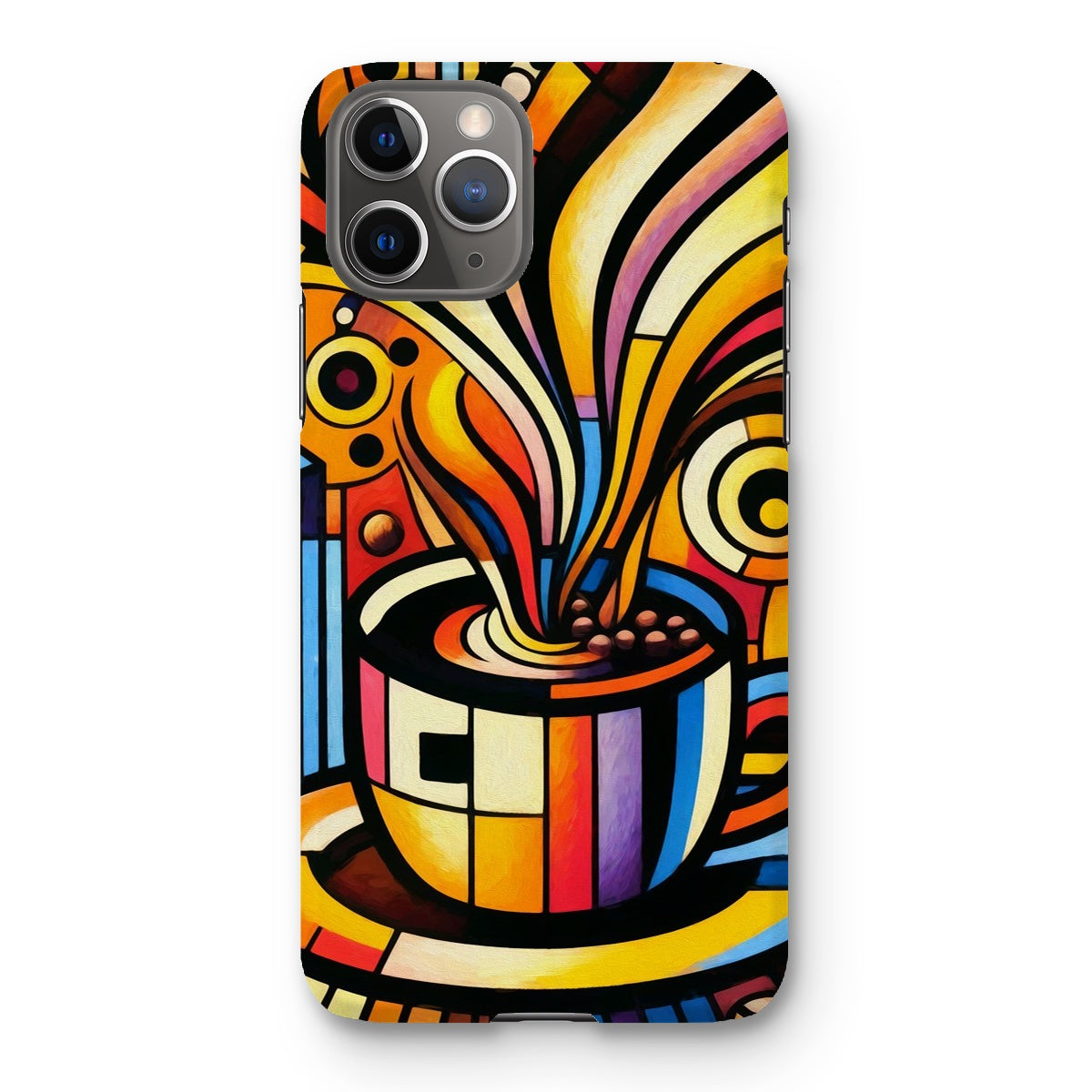 Caffeinated Cityscape Snap Phone Case