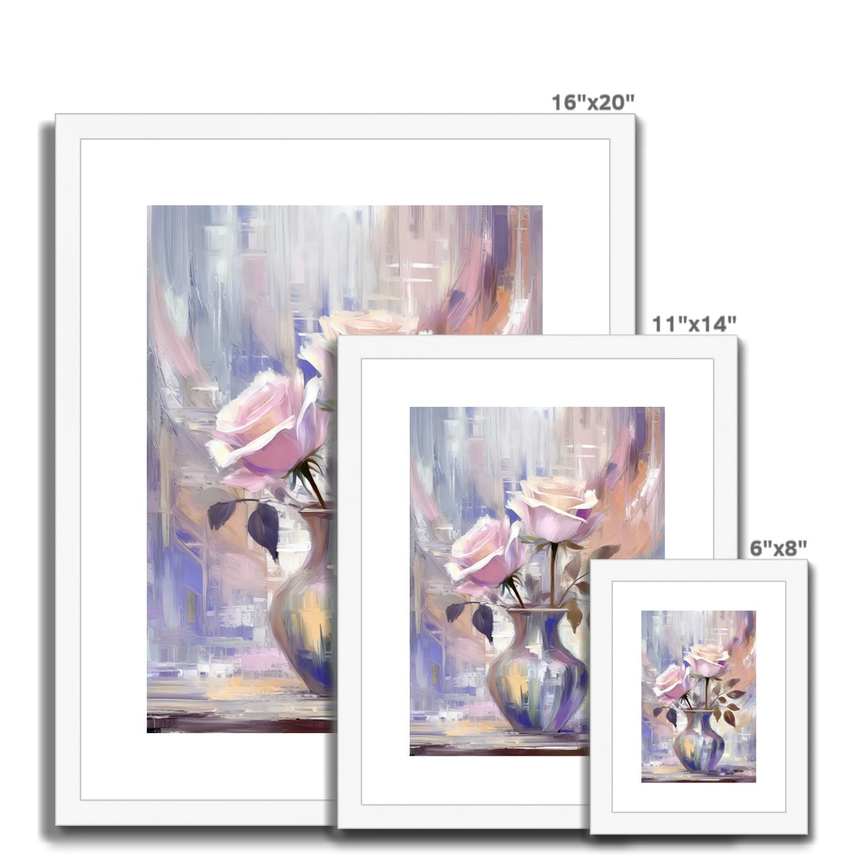 Abstract Blooms #06 Framed & Mounted Print