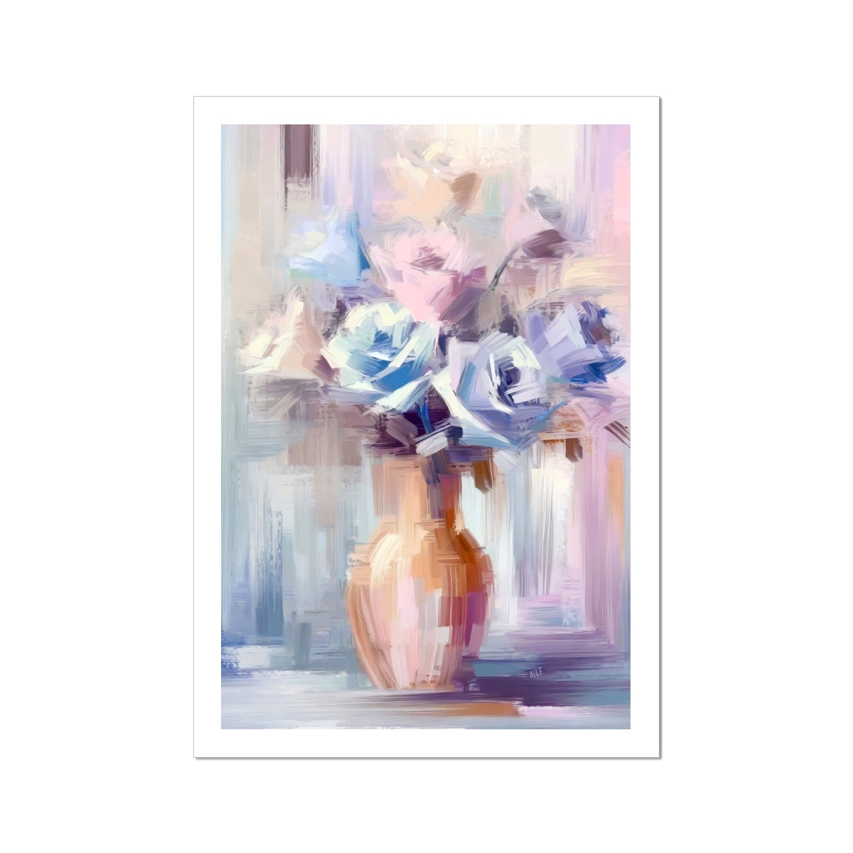Abstract Blooms #18 Wall Art Poster