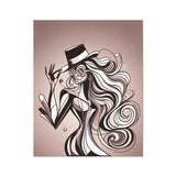 Viva La Diva: Where Earth Tones Whisper Confidence Wall Art Poster