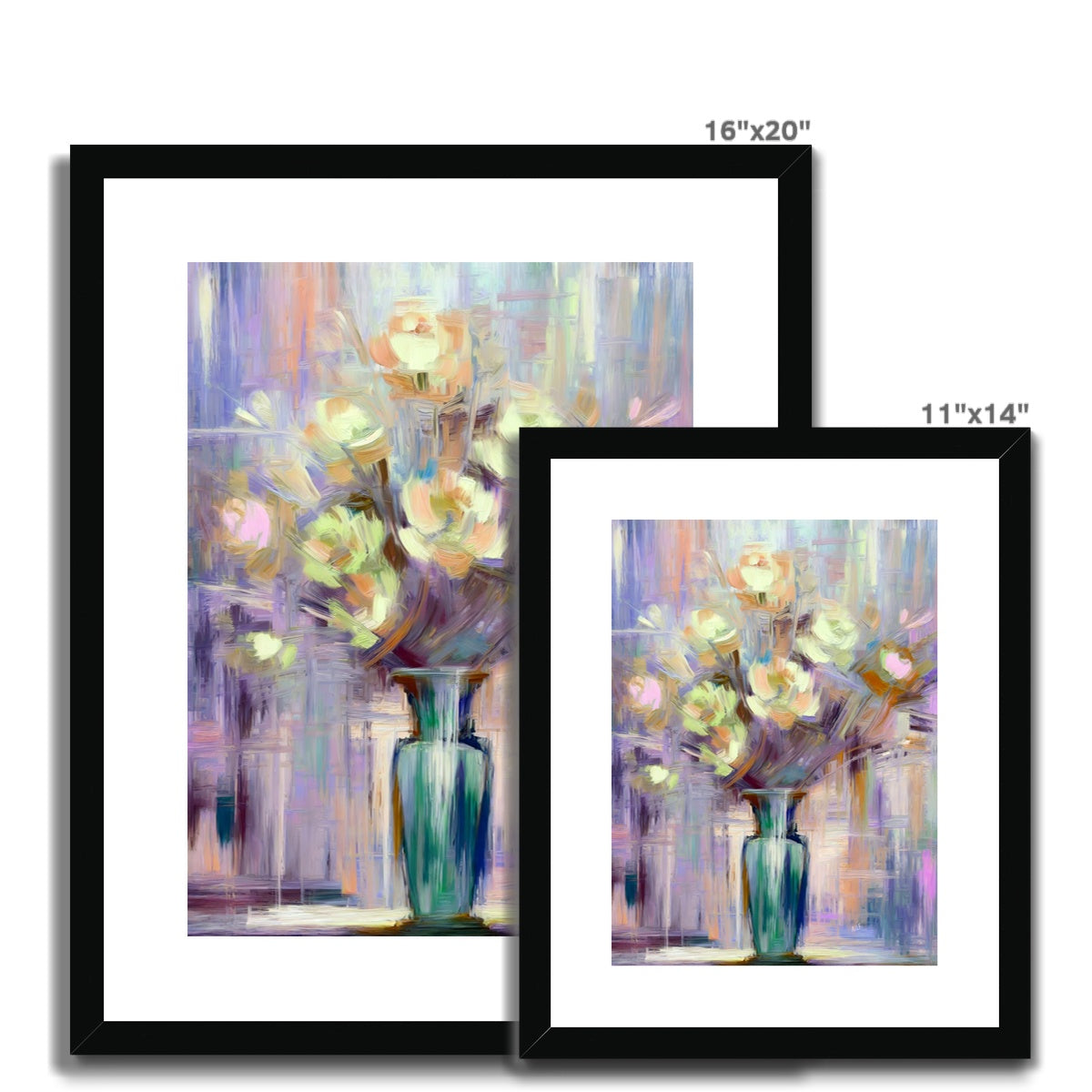 Abstract Blooms #19 Framed & Mounted Print