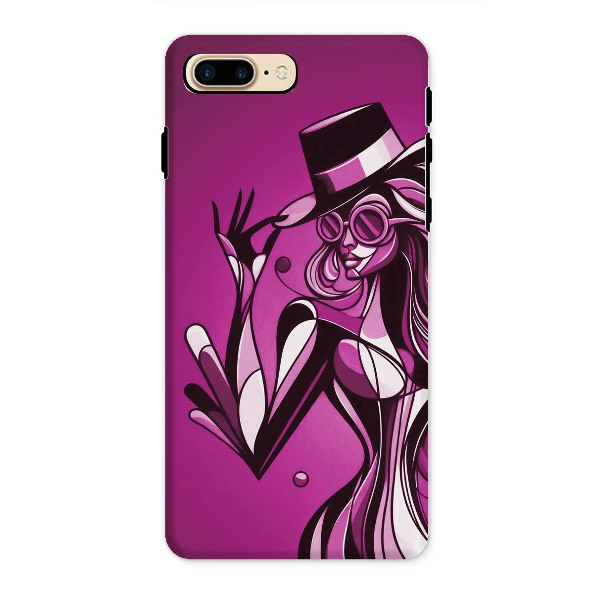 Viva La Diva: Where Amethyst Dreams Dance in a Symphony of Purples Tough Phone Case