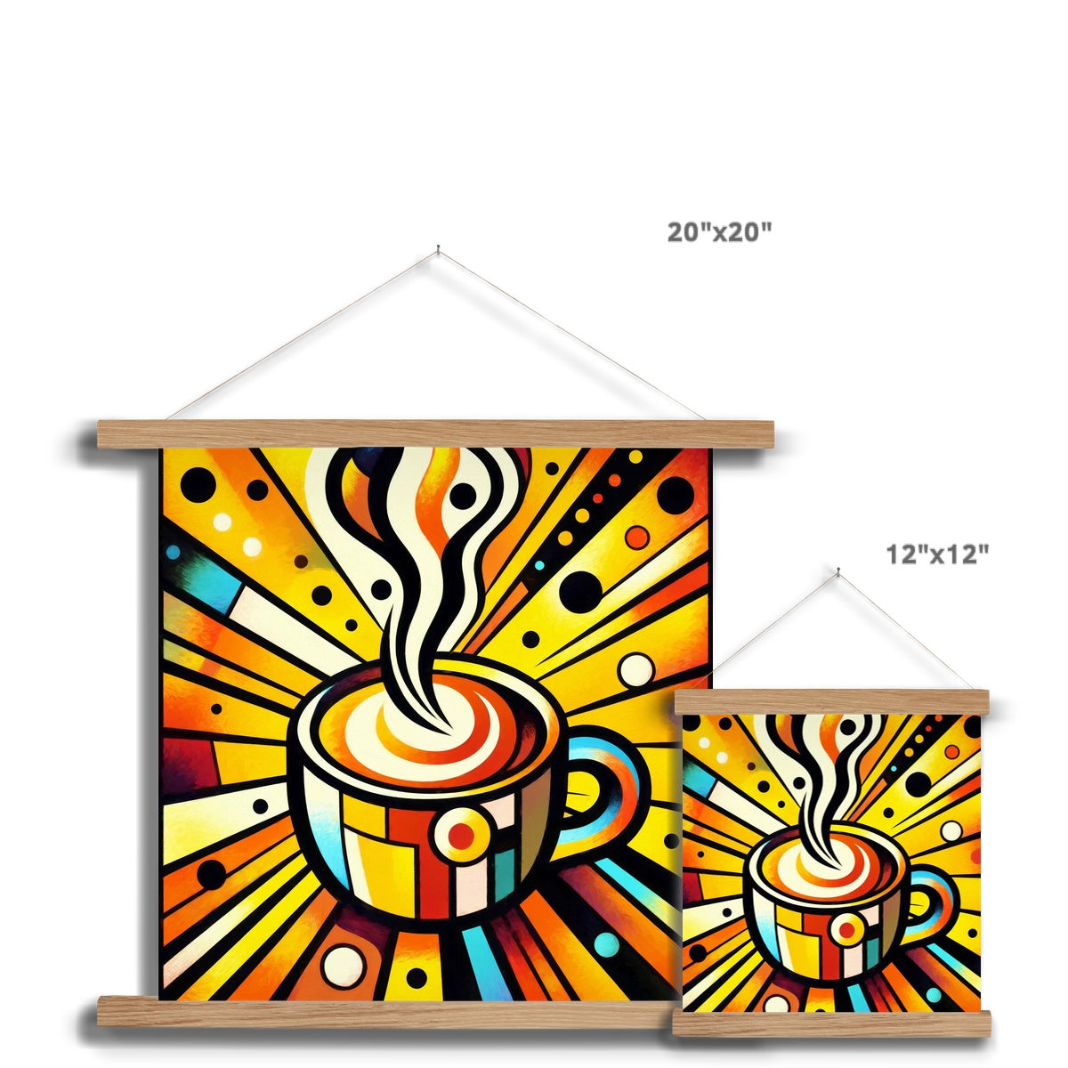 Energising Espresso  Fine Art Print with Hanger