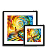 Spiral Staircase Framed & Mounted Print