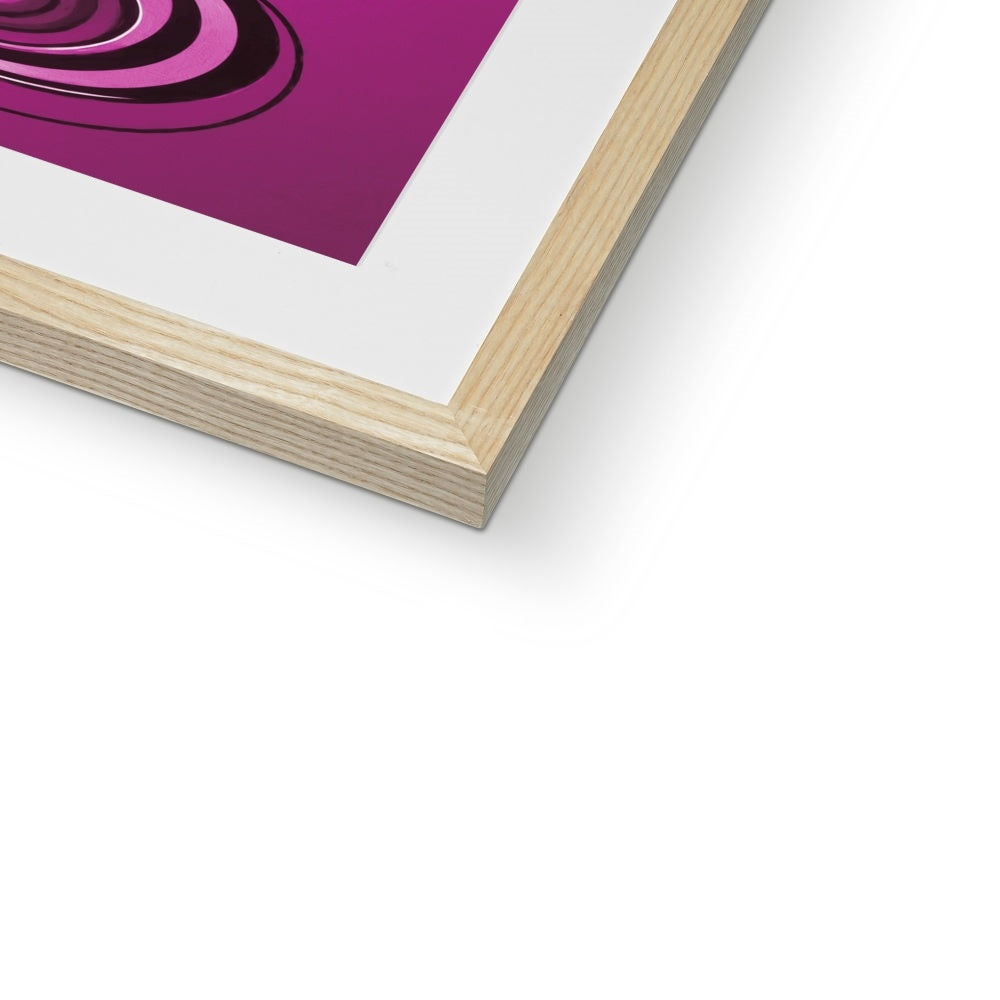 Viva La Diva: Where Amethyst Dreams Dance in a Symphony of Purples Framed & Mounted Print