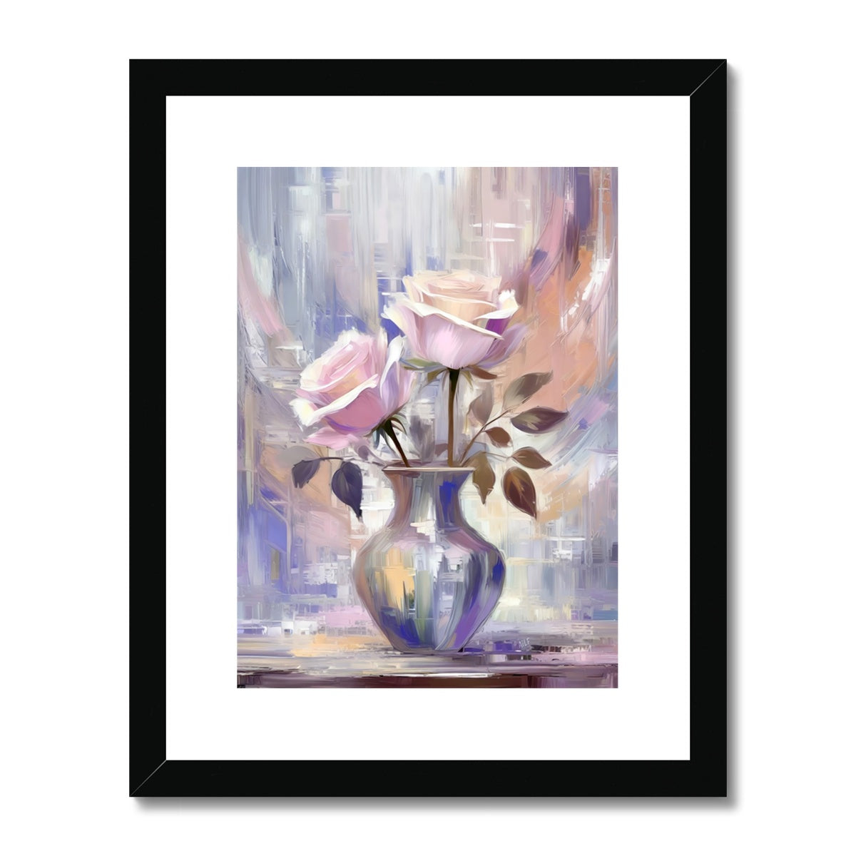 Abstract Blooms #06 Framed & Mounted Print