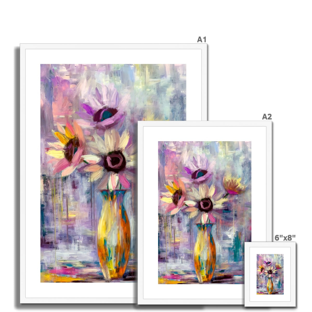 Abstract Blooms #05 Framed & Mounted Print
