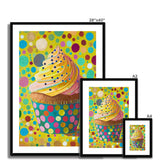 Whimsical Cupcake Delight Framed & Mounted Print