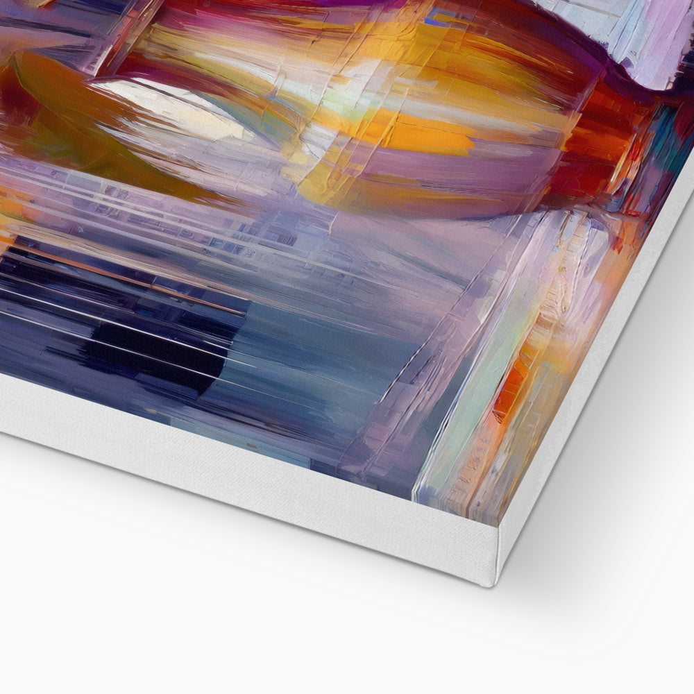 Abstract Blooms #07 Eco Canvas
