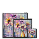 Abstract Blooms #05 Framed Canvas