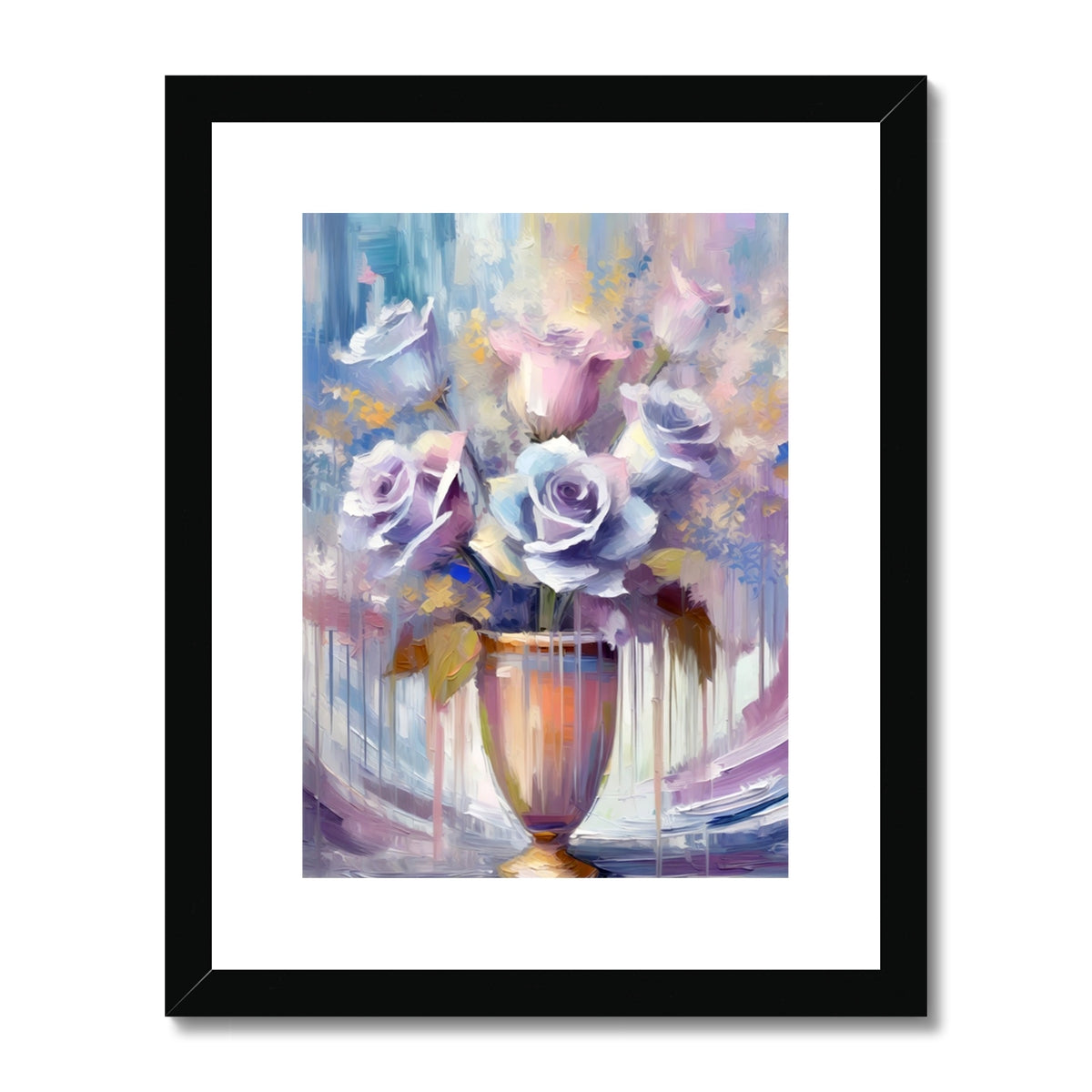 Abstract Blooms #17 Framed & Mounted Print