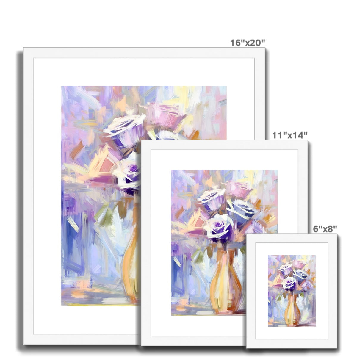 Abstract Blooms #22 Framed & Mounted Print