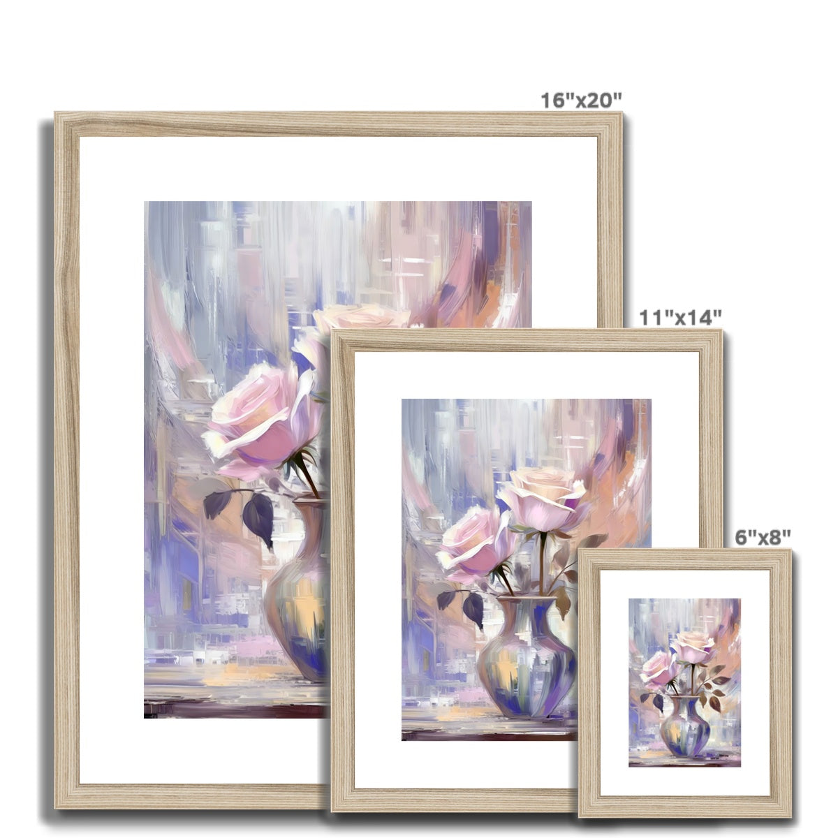 Abstract Blooms #06 Framed & Mounted Print