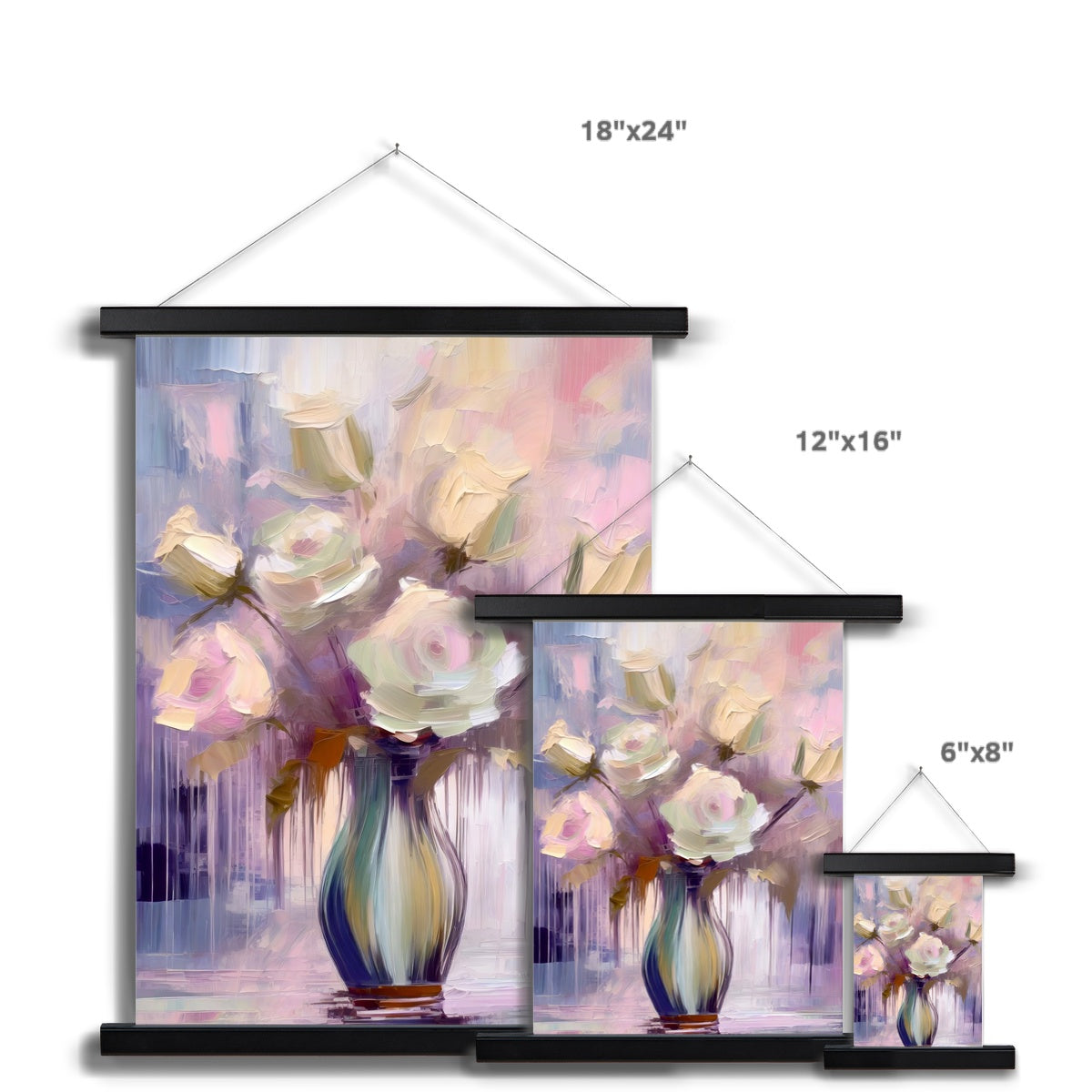 Abstract Blooms #14 Fine Art Print with Hanger
