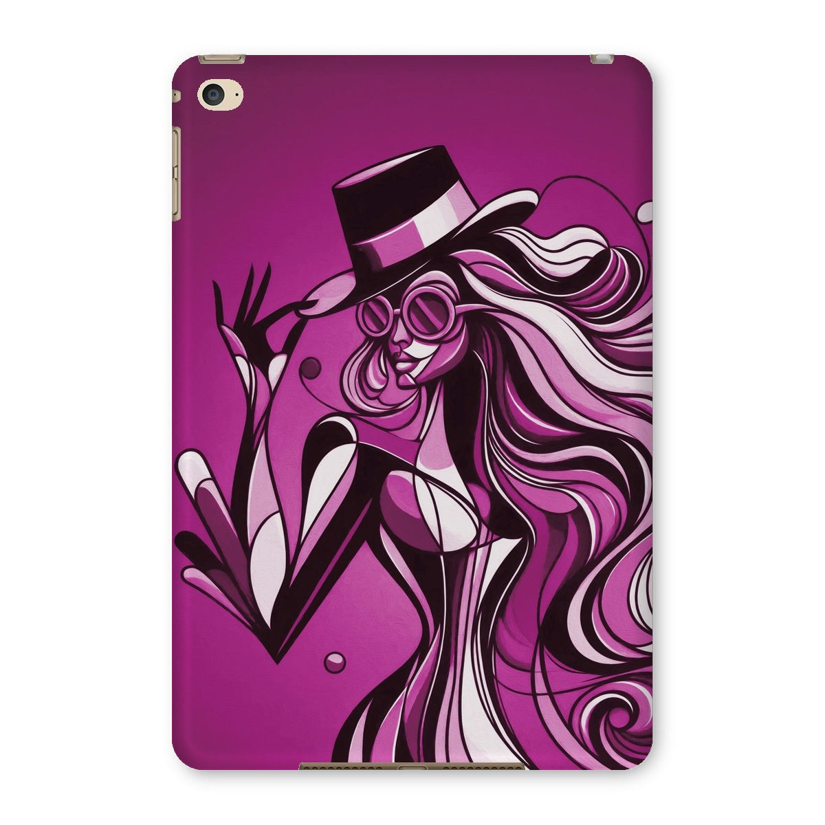 Viva La Diva: Where Amethyst Dreams Dance in a Symphony of Purples Tablet Cases