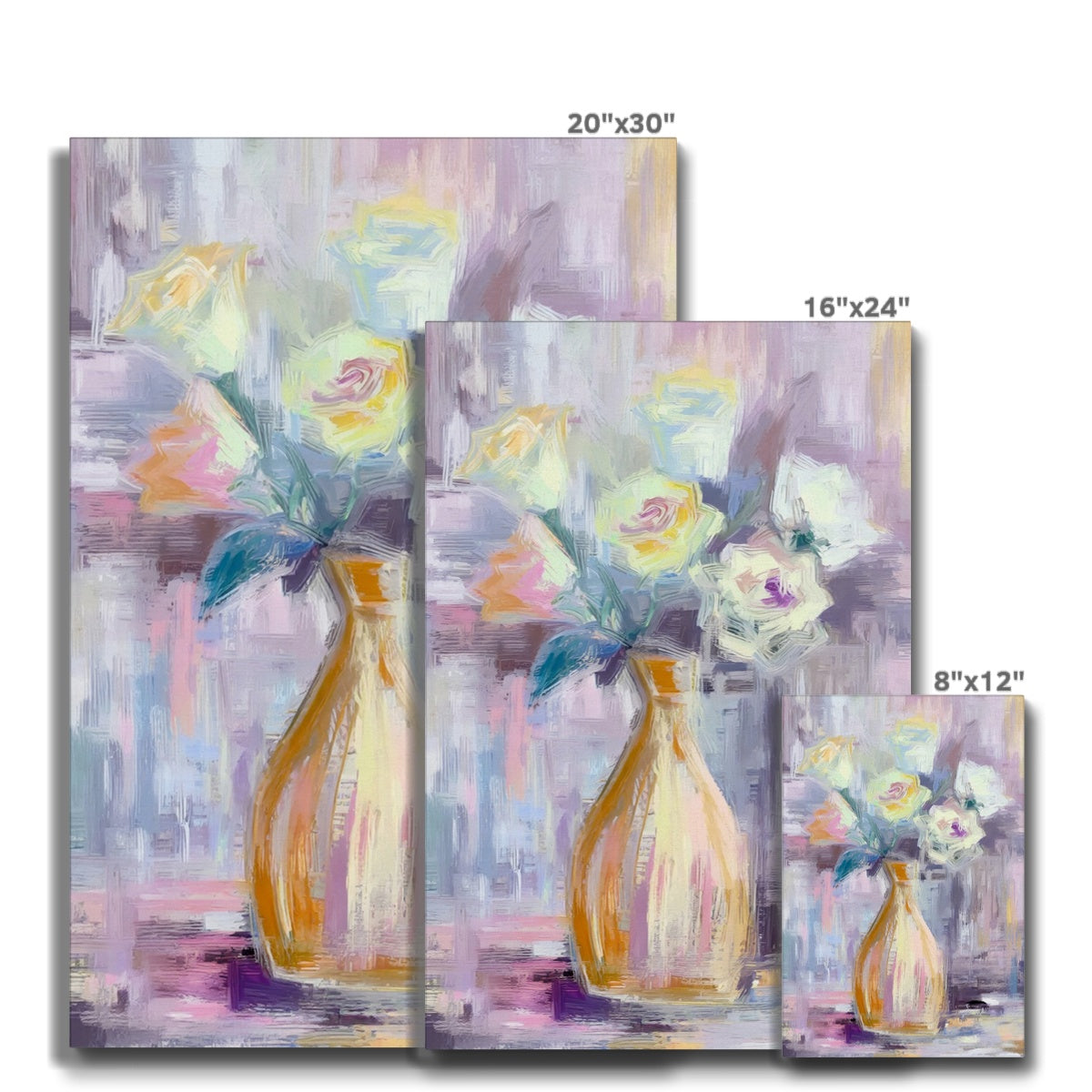 Abstract Blooms #26 Eco Canvas