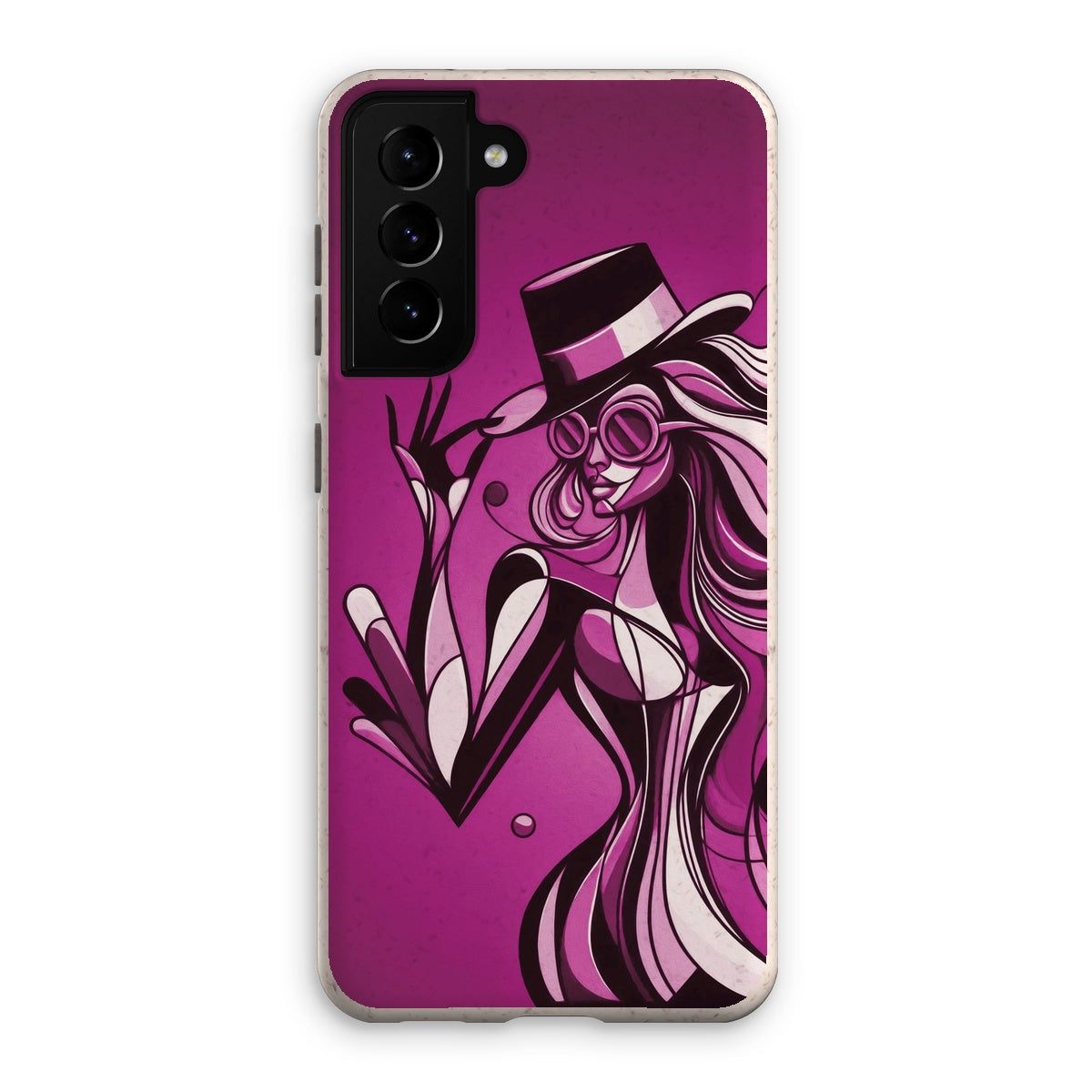 Viva La Diva: Where Amethyst Dreams Dance in a Symphony of Purples Eco Phone Case