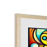 Geometric Java Framed & Mounted Print