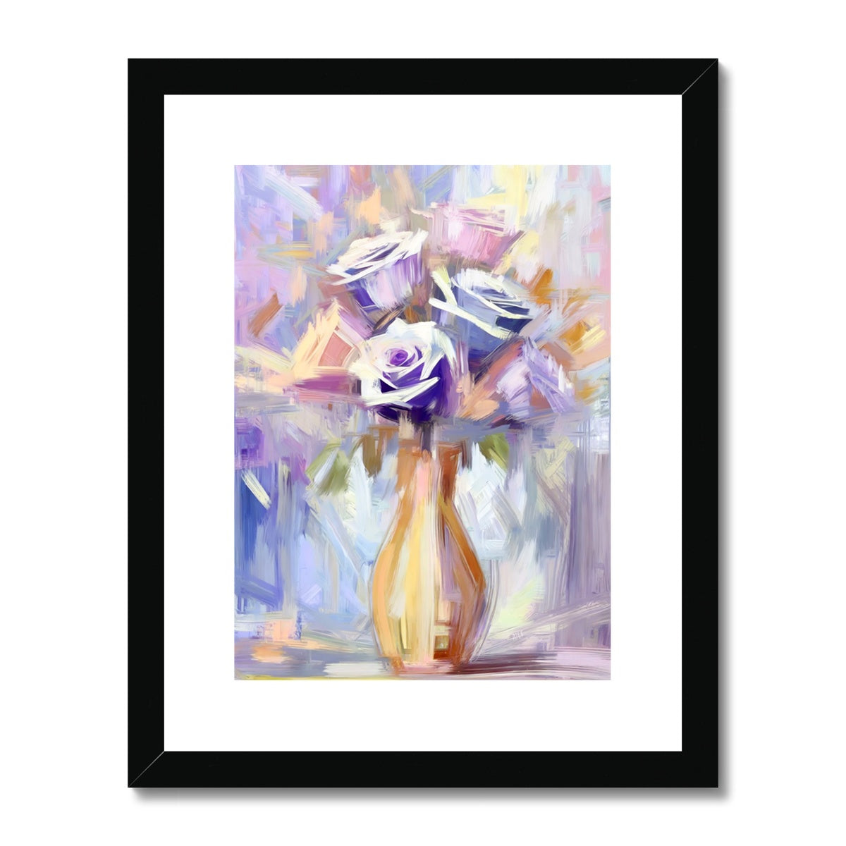 Abstract Blooms #22 Framed & Mounted Print