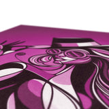 Viva La Diva: Where Amethyst Dreams Dance in a Symphony of Purples Eco Canvas