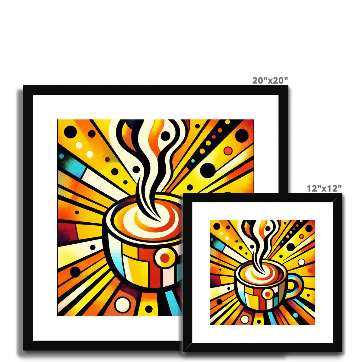 Energising Espresso  Framed & Mounted Print