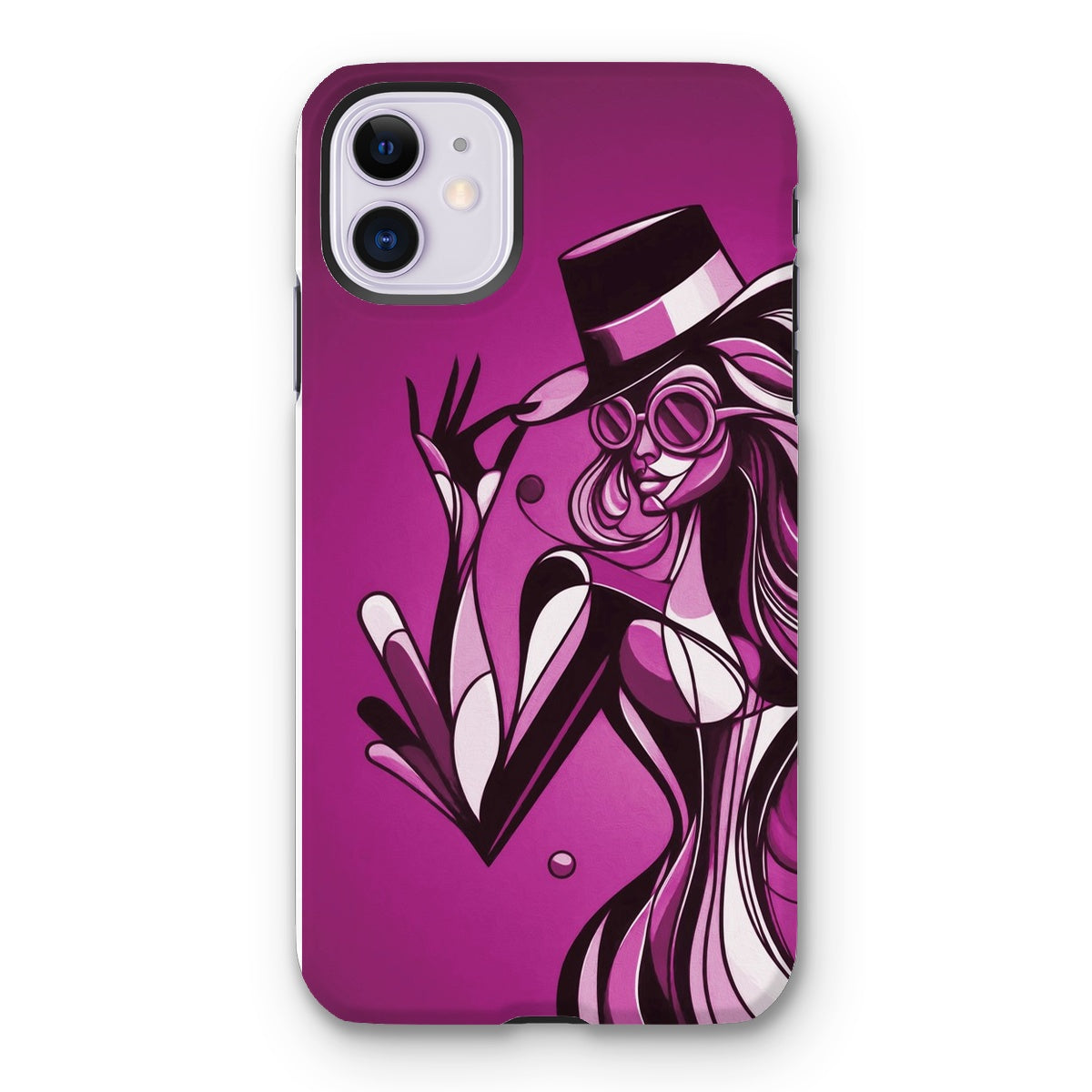 Viva La Diva: Where Amethyst Dreams Dance in a Symphony of Purples Tough Phone Case