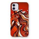 Viva La Diva: Where Confidence Dances in Shades of Oranges and Reds Tough Phone Case