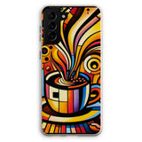 Caffeinated Cityscape Eco Phone Case