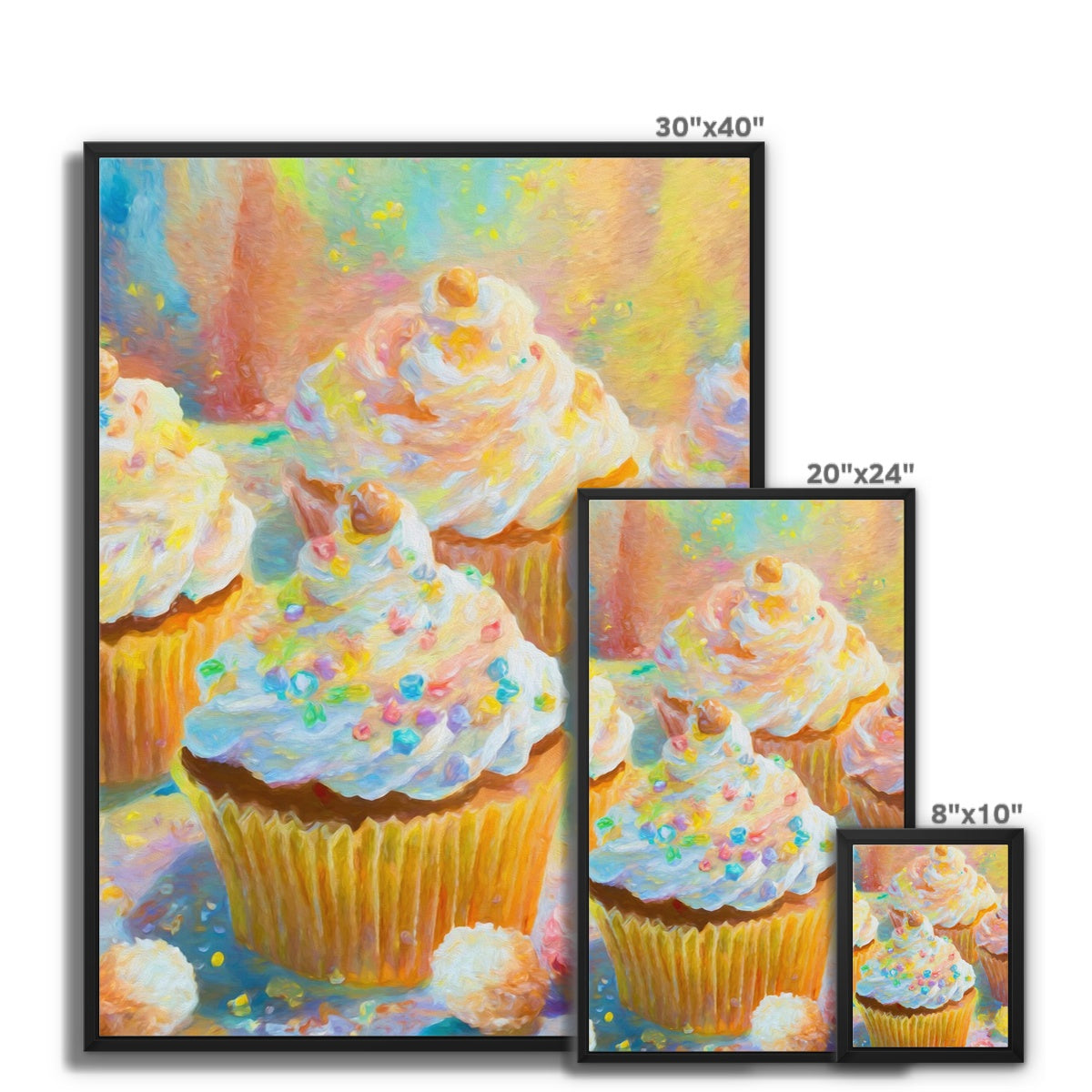 Sprinkles of Sweetnes Framed Canvas