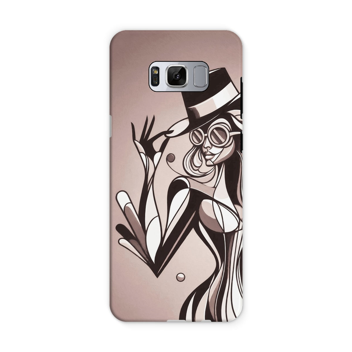 Viva La Diva: Where Earth Tones Whisper Confidence Tough Phone Case