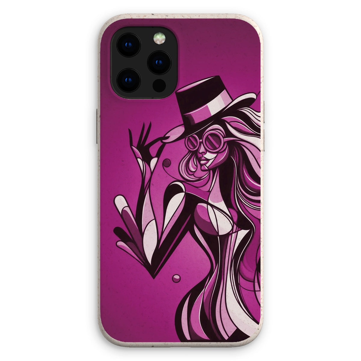 Viva La Diva: Where Amethyst Dreams Dance in a Symphony of Purples Eco Phone Case