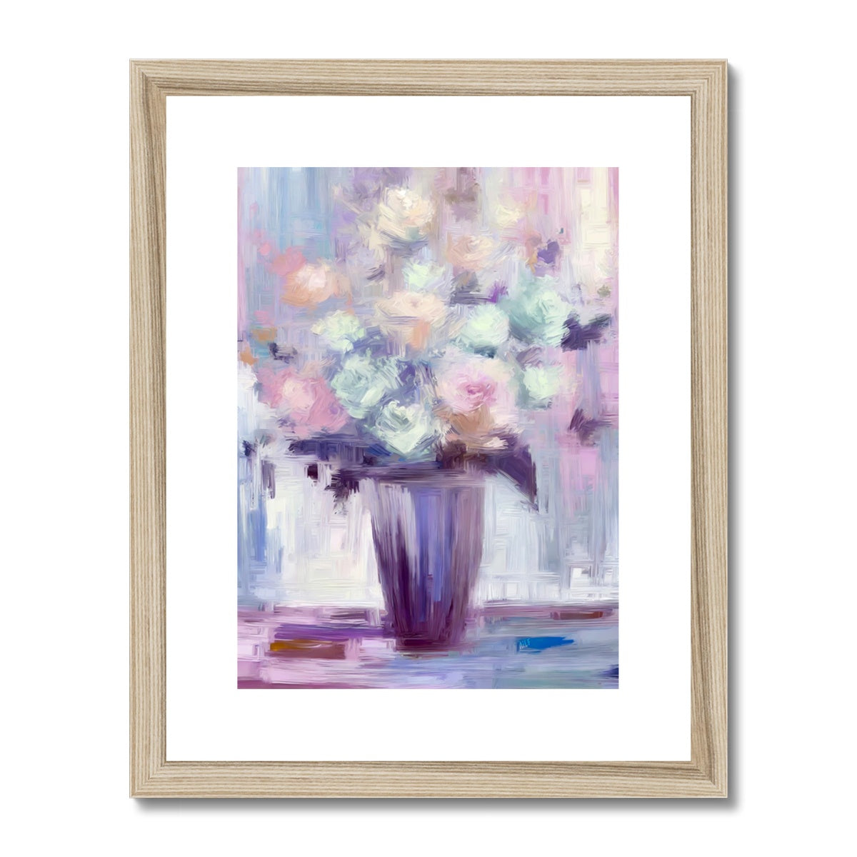 Abstract Blooms #11 Framed & Mounted Print