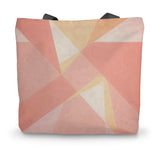 Rose Quartz Reverie Canvas Tote Bag