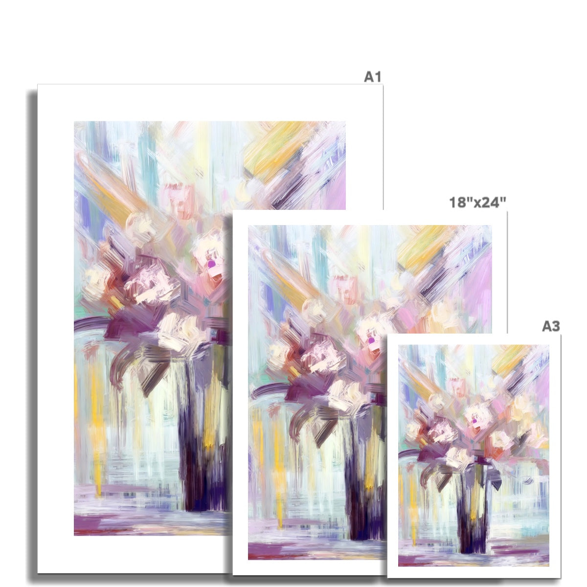 Abstract Blooms #28 Wall Art Poster
